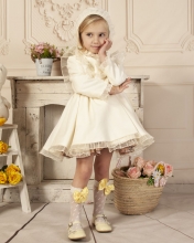 CREAM PIQUE COAT | PC23-05