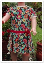Vestido de flores de colores