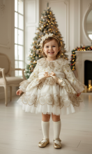 NA25-01 VESTIDO ESTRELLAS DORADAS