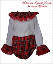Tartan baby Set