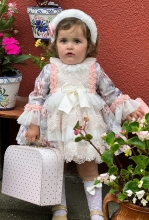 In25-18 Floral and lace dress