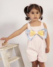 PINK PLAY SUIT WITH BOW | VE24-40