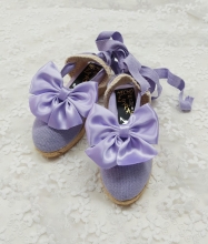 LILAC SUMMER SHOES + LILAC BOW | VE21-31