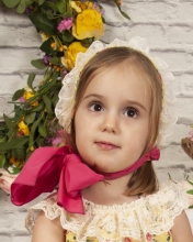 FUCHSIA FLOWERS BONNET | PC23-14